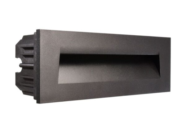 Mechanisches Systemzubehör, Abdeckung Schwarz Rundung für Light Base III Outdoor, Länge: 250 mm, Bre