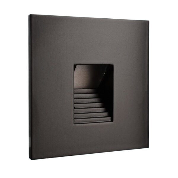 Mechanisches Systemzubehör, Abdeckung eckig schwarz Stufe für Alwaid, Länge: 75 mm, Breite: 75 mm, H