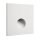 Mechanisches Systemzubehör, Abdeckung eckig weiß Auge für Alwaid, Länge: 75 mm, Breite: 75 mm, Höhe: