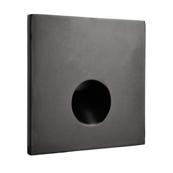 Mechanisches Systemzubehör, Abdeckung eckig schwarz Auge für Alwaid, Länge: 75 mm, Breite: 75 mm, Hö