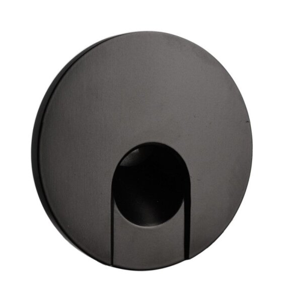 Mechanisches Systemzubehör, Abdeckung rund schwarz Auge für Alwaid, Höhe: 20.4 mm, Durchmesser: 74.9