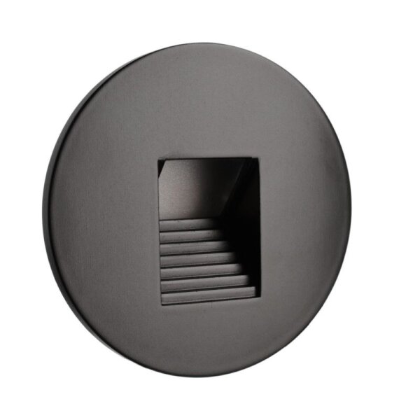 Mechanisches Systemzubehör, Abdeckung rund schwarz Stufe für Alwaid, Höhe: 19 mm, Durchmesser: 75 mm