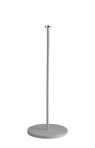 Mechanisches Systemzubehör, Standfuß für Magnetleuchte Miram Hellgrau, Höhe: 270 mm, Durchmesser: 10