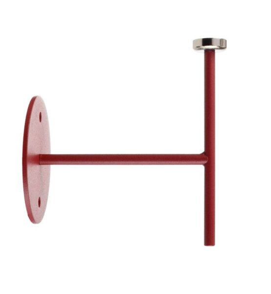 Mechanisches Systemzubehör, Wandhalter für Magnetleuchte Miram Rubin Rot, Breite: 85 mm, Höhe: 96 mm