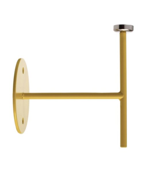 Mechanisches Systemzubehör, Wandhalter für Magnetleuchte Miram Gelb, Breite: 85 mm, Höhe: 96 mm