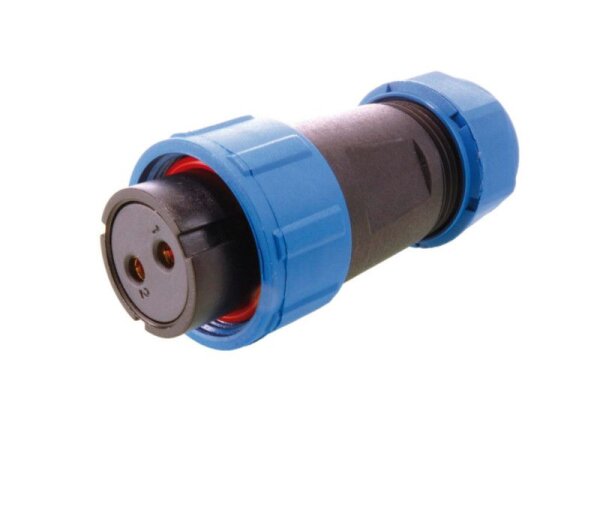 Elektrisches Montagezubehör, Weipu HQ 12/24/48V Buchse Sonder 2-polig, IP 67