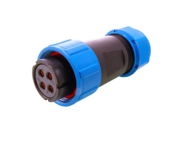 Elektrisches Montagezubehör, Weipu HQ 12/24/48V Buchse Sonder 4-polig, IP 67