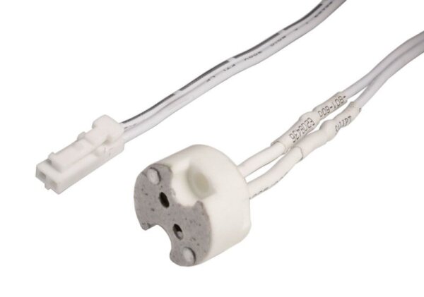 Elektrisches Montagezubehör, MINI-AMP Adapter MR16/GU5.3 (Fassung-Stecker), 12V, max. 3A, IP20, Läng