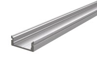 Profil, U-Profil flach AU-01-12, 2m, Silber, Aluminium,...