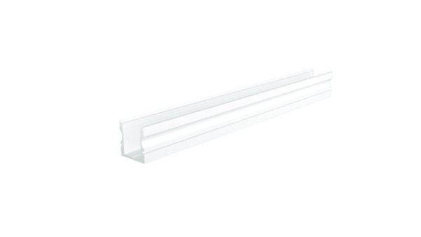 Profil, U-Profil hoch AU-02-08, 2m, Weiß, Aluminium, Matt, Pulverbeschichtet, Länge: 2000 mm, Breite