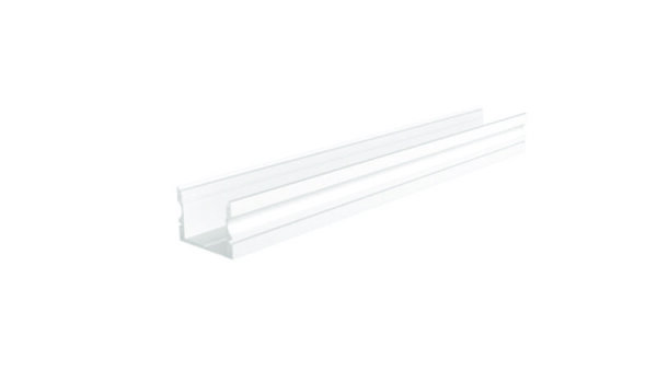 Profil, U-Profil hoch AU-02-15, 2m, Weiß, Aluminium, Matt, Pulverbeschichtet, Länge: 2000 mm, Breite