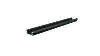 Profil, T-Profil flach ET-01-10, 2m, Schwarz, Aluminium,...