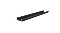 Profil, T-Profil flach ET-01-15, 2m, Schwarz, Aluminium,...