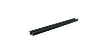 Profil, T-Profil flach ET-01-05, 2m, Schwarz, Aluminium,...