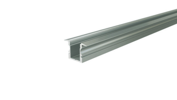 Profil, T-Profil hoch ET-02-08, 1m, Silber, Aluminium, Eloxiert, Länge: 1000 mm, Breite: 23 mm, Höhe