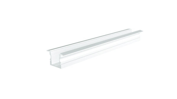 Profil, T-Profil hoch ET-02-10, 2m, Weiß, Aluminium, Matt, Pulverbeschichtet, Länge: 2000 mm, Breite