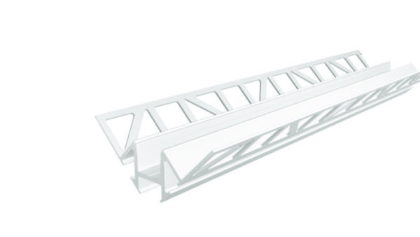 Profil, Fliesen-Profil Ecke innen EV-01-12, 2,5m, Weiß, Aluminium, Matt, Pulverbeschichtet, Länge: 2