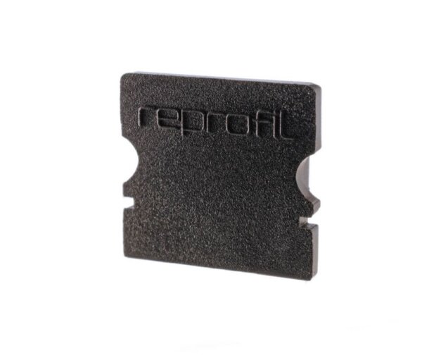 Profil Endkappe, Endkappe P-AU-02-10 Set 2 Stk, Schwarz, Kunststoff, Länge: 16 mm, Breite: 6 mm, Höh