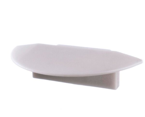 Profil Endkappe, Endkappe P-ET-01-12 Set 2 Stk, Grau, Kunststoff, Länge: 27 mm, Breite: 16 mm, Höhe: