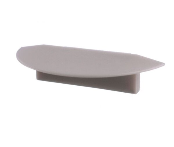 Profil Endkappe, Endkappe P-ET-01-15 Set 2 Stk, Grau, Kunststoff, Länge: 30 mm, Breite: 16 mm, Höhe: