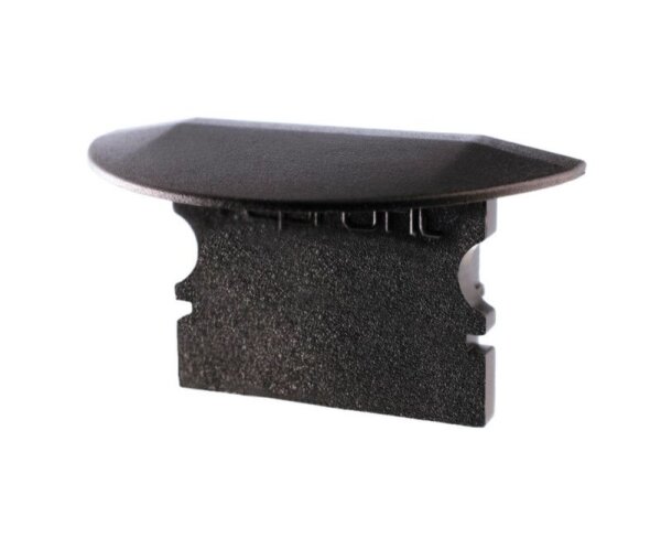 Profil Endkappe, Endkappe P-ET-02-12 Set 2 Stk, Schwarz, Kunststoff, Länge: 27 mm, Breite: 16 mm, Hö