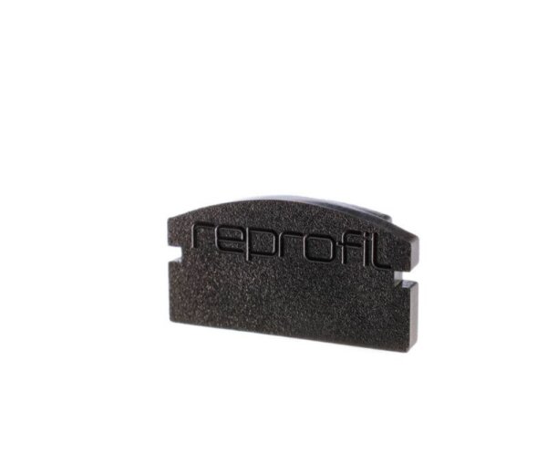 Profil Endkappe, Endkappe F-AU-01-10 Set 2 Stk, Schwarz, Kunststoff, Länge: 16 mm, Breite: 6 mm, Höh