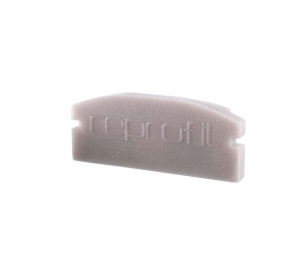 Profil Endkappe, Endkappe F-AU-01-15 Set 2 Stk, Grau, Kunststoff, Länge: 21 mm, Breite: 6 mm, Höhe: