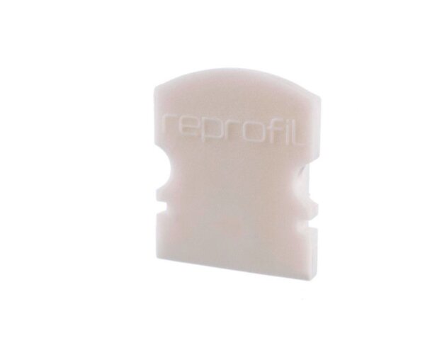 Profil Endkappe, Endkappe F-AU-02-08 Set 2 Stk, Weiß, Kunststoff, Länge: 14 mm, Breite: 6 mm, Höhe: