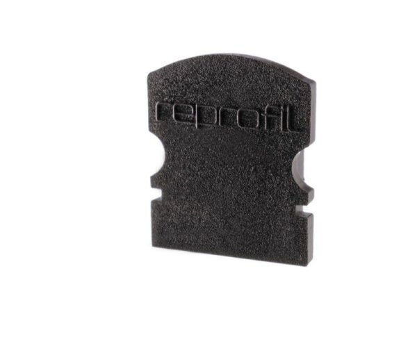 Profil Endkappe, Endkappe F-AU-02-08 Set 2 Stk, Schwarz, Kunststoff, Länge: 14 mm, Breite: 6 mm, Höh