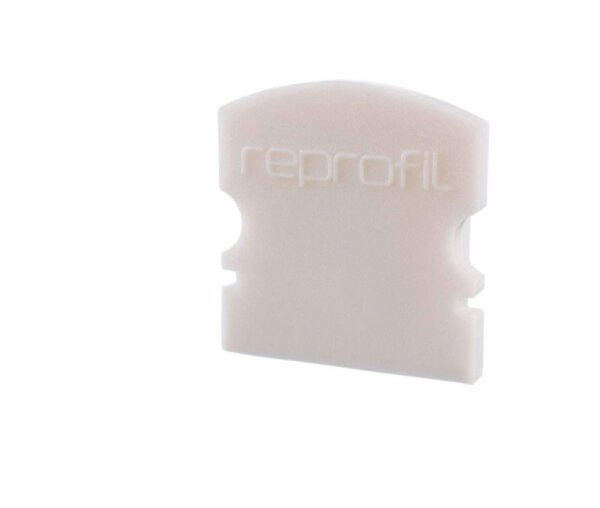 Profil Endkappe, Endkappe F-AU-02-10 Set 2 Stk, Weiß, Kunststoff, Länge: 16 mm, Breite: 6 mm, Höhe: