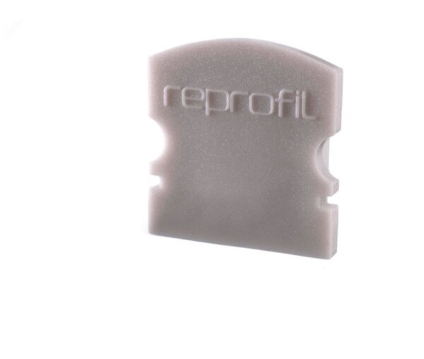 Profil Endkappe, Endkappe F-AU-02-10 Set 2 Stk, Grau, Kunststoff, Länge: 16 mm, Breite: 6 mm, Höhe: