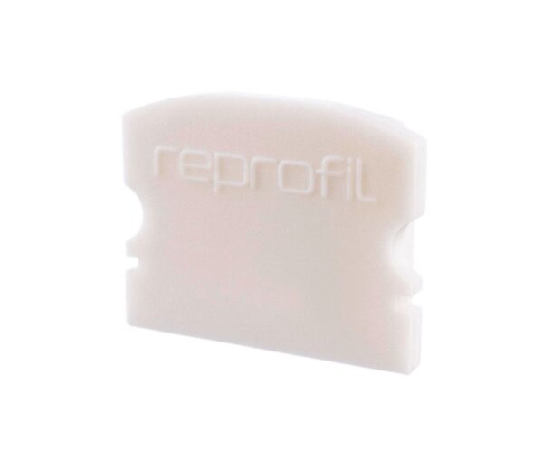 Profil Endkappe, Endkappe F-AU-02-15 Set 2 Stk, Weiß, Kunststoff, Länge: 21 mm, Breite: 6 mm, Höhe: