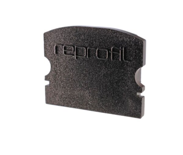 Profil Endkappe, Endkappe F-AU-02-15 Set 2 Stk, Schwarz, Kunststoff, Länge: 21 mm, Breite: 6 mm, Höh