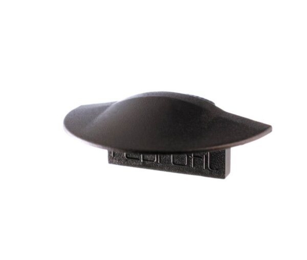 Profil Endkappe, Endkappe F-ET-01-08 Set 2 Stk, Schwarz, Kunststoff, Länge: 23 mm, Breite: 16 mm, Hö