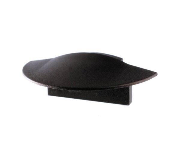 Profil Endkappe, Endkappe F-ET-01-10 Set 2 Stk, Schwarz, Kunststoff, Länge: 25 mm, Breite: 16 mm, Hö