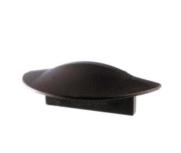 Profil Endkappe, Endkappe F-ET-01-12 Set 2 Stk, Schwarz, Kunststoff, Länge: 27 mm, Breite: 16 mm, Hö