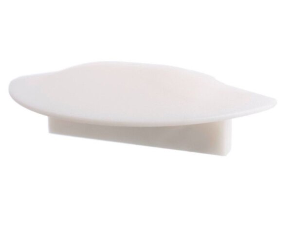 Profil Endkappe, Endkappe F-ET-01-15 Set 2 Stk, Weiß, Kunststoff, Länge: 30 mm, Breite: 16 mm, Höhe: