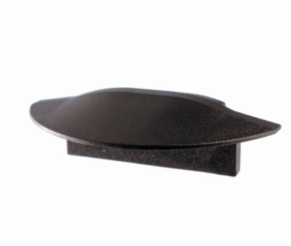 Profil Endkappe, Endkappe F-ET-01-15 Set 2 Stk, Schwarz, Kunststoff, Länge: 30 mm, Breite: 16 mm, Hö