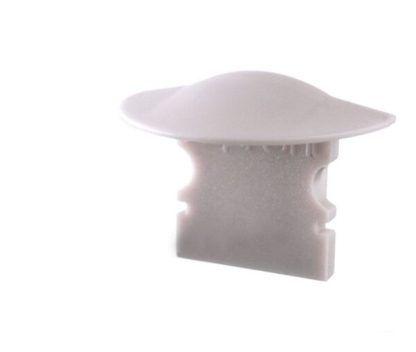 Profil Endkappe, Endkappe F-ET-02-08 Set 2 Stk, Grau, Kunststoff, Länge: 23 mm, Breite: 16 mm, Höhe: