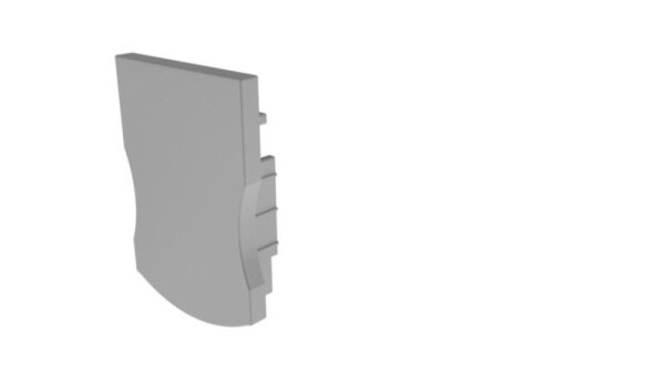 Profil Endkappe, Endkappe F-AU-03-12 Set 2 Stk, Grau, Kunststoff, Länge: 25.7 mm, Breite: 18 mm