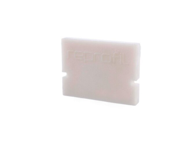 Profil Endkappe, Endkappe H-AU-01-10 Set 2 Stk, Weiß, Kunststoff, Länge: 16 mm, Breite: 6 mm, Höhe:
