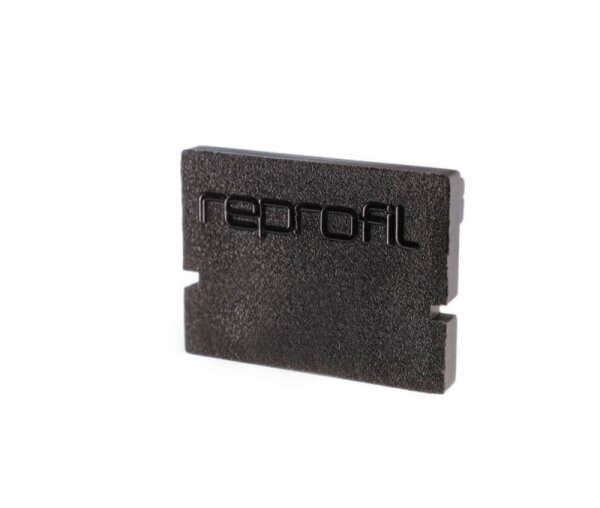Profil Endkappe, Endkappe H-AU-01-10 Set 2 Stk, Schwarz, Kunststoff, Länge: 16 mm, Breite: 6 mm, Höh