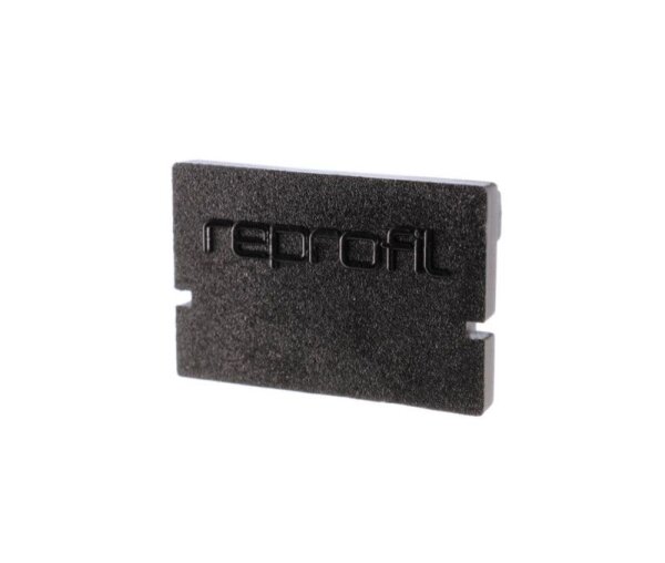 Profil Endkappe, Endkappe H-AU-01-12 Set 2 Stk, Schwarz, Kunststoff, Länge: 18 mm, Breite: 6 mm, Höh