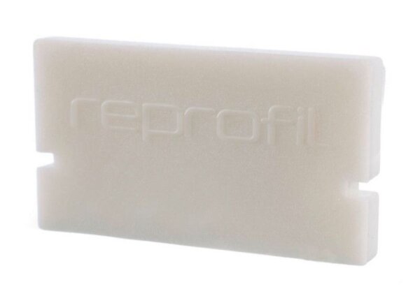 Profil Endkappe, Endkappe H-AU-01-15 Set 2 Stk, Weiß, Kunststoff, Länge: 21 mm, Breite: 6 mm, Höhe: