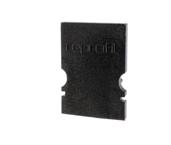 Profil Endkappe, Endkappe H-AU-02-08 Set 2 Stk, Schwarz, Kunststoff, Länge: 14 mm, Breite: 6 mm, Höh