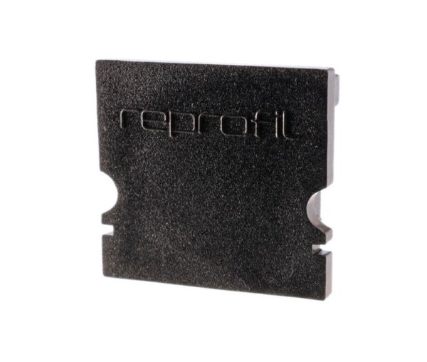 Profil Endkappe, Endkappe H-AU-02-15 Set 2 Stk, Schwarz, Kunststoff, Länge: 21 mm, Breite: 6 mm, Höh