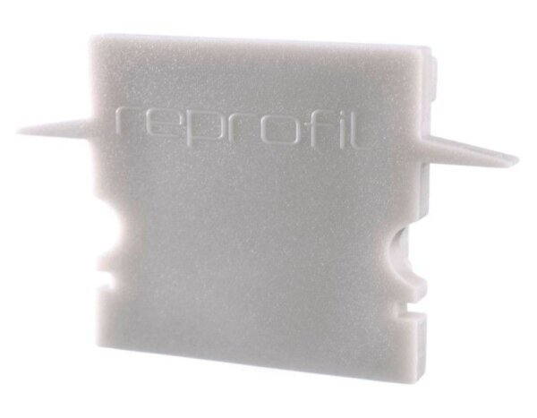 Profil Endkappe, Endkappe H-ET-02-15 Set 2 Stk, Grau, Kunststoff, Länge: 30 mm, Breite: 6 mm, Höhe: