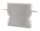 Profil Endkappe, Endkappe H-ET-02-15 Set 2 Stk, Grau, Kunststoff, Länge: 30 mm, Breite: 6 mm, Höhe: