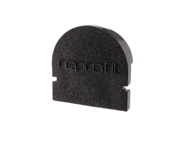 Profil Endkappe, Endkappe R-AU-01-10 Set 2 Stk, Schwarz, Kunststoff, Länge: 16 mm, Breite: 6 mm, Höh