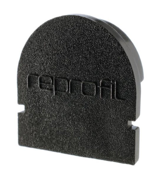 Profil Endkappe, Endkappe R-AU-01-08 Set 2 Stk, Schwarz, Kunststoff, Länge: 14 mm, Breite: 6 mm, Höh